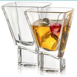 Square Martini Glasses Set of 2